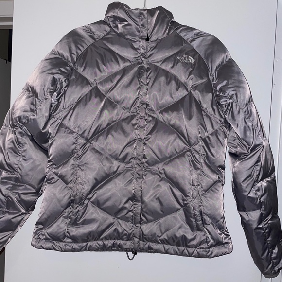 The North Face Jackets & Blazers - The North Face Silver Puffer Jacket Size L